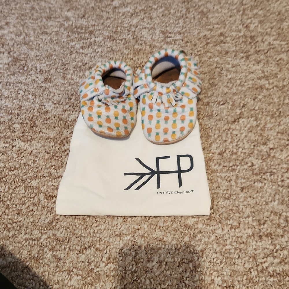 Freshly Picked Pineapple Moccasins